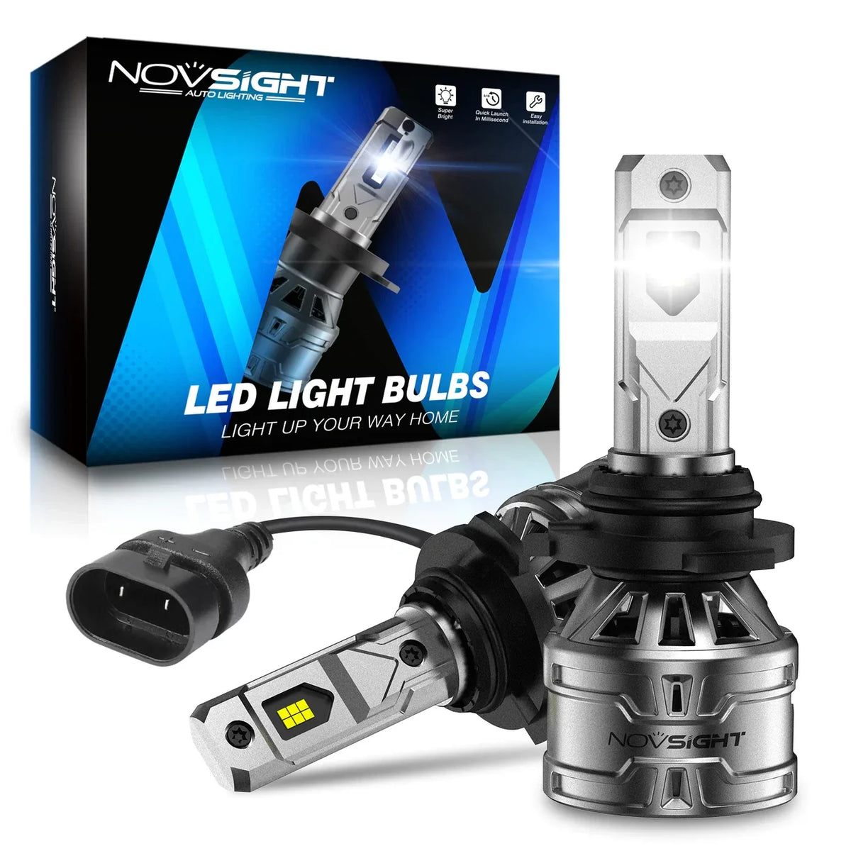 2 Pack 9005 H11 HB3 LED Headlight Bulbs for Toyota N70 Hilux