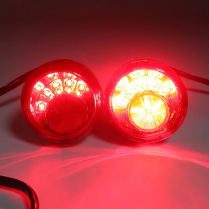 LED Rear Turn Signal Brake Indicator in Red for Harley FXDB FXDWG 2002-2008