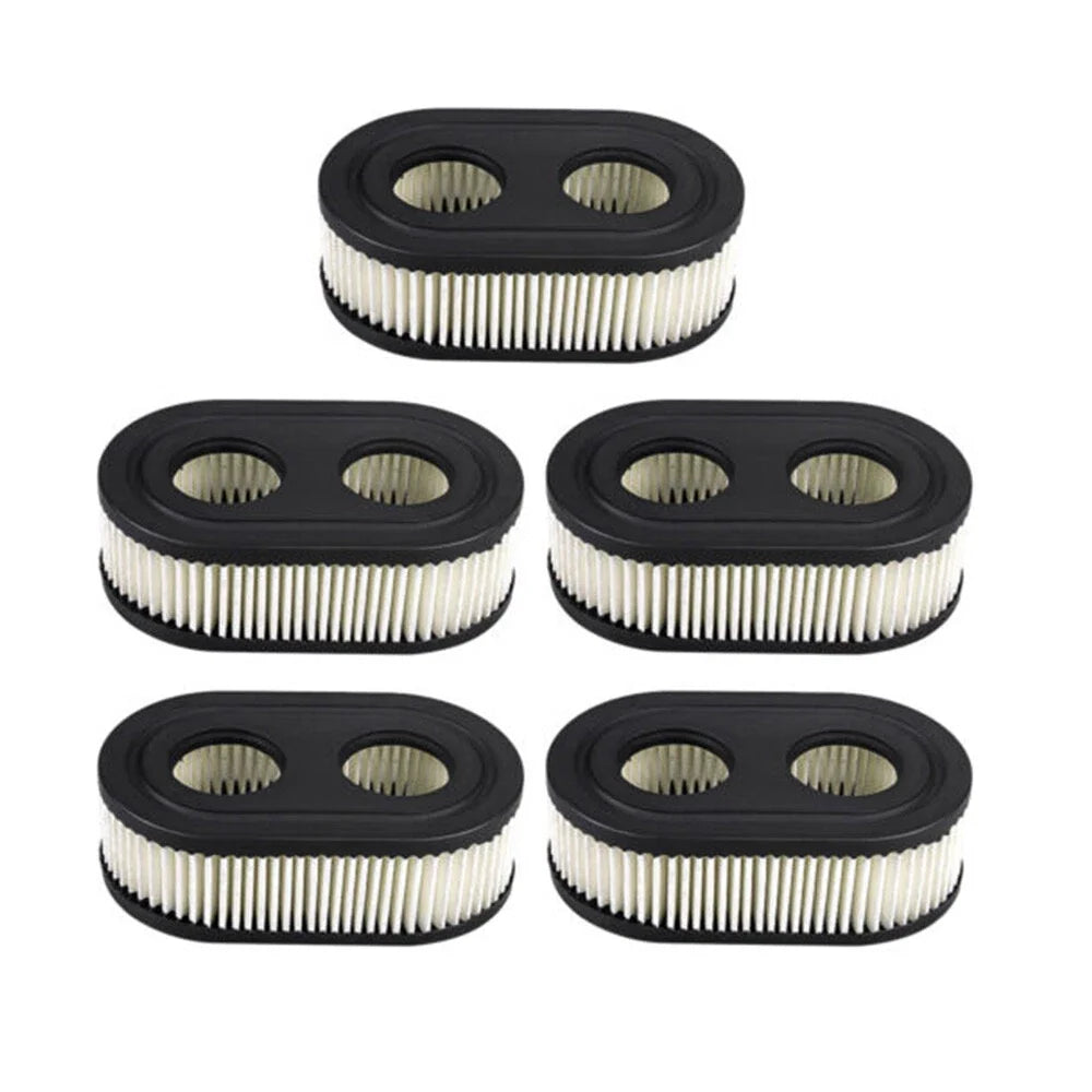 Air Filter Pack of 5 for B & Stratton Lawn Mower (593260, 798452)