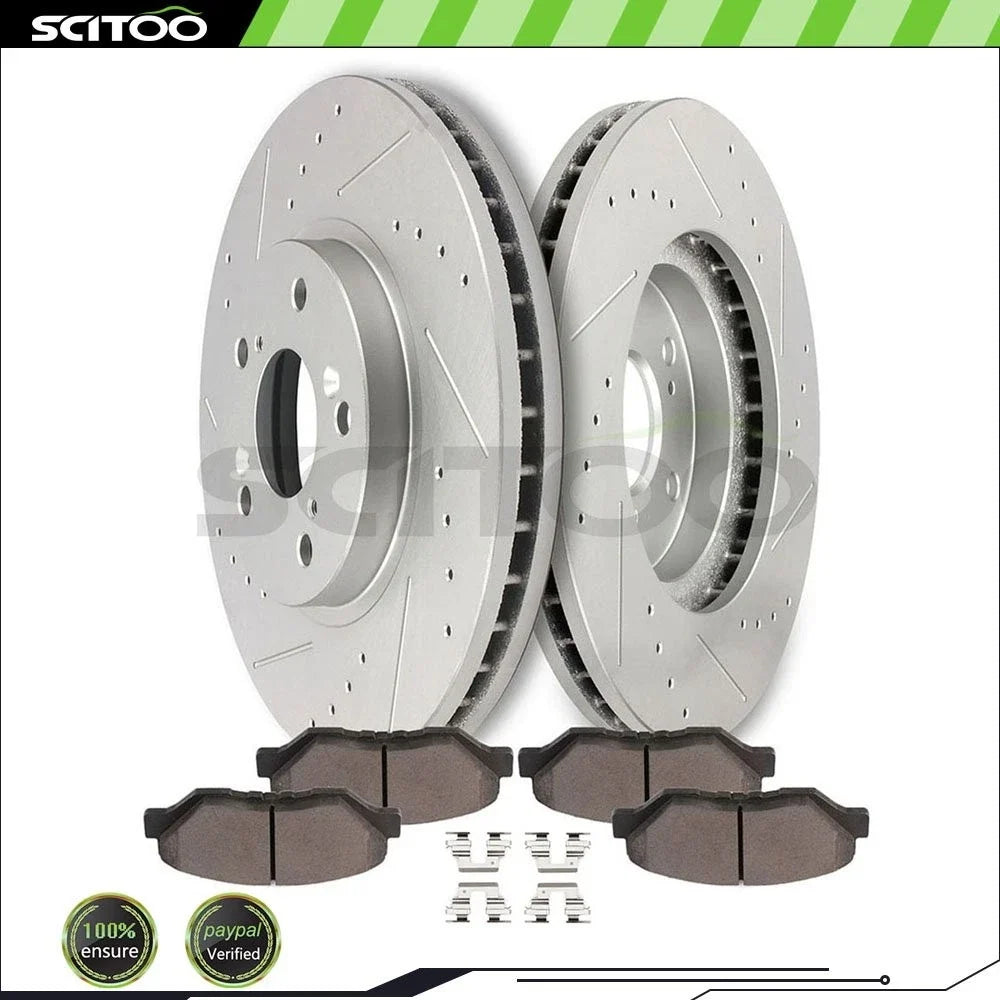 Front Brake Pads and Rotors for Honda Pilot 2003-2008