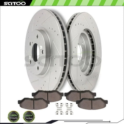 Front Brake Pads and Rotors for Honda Pilot 2003-2008
