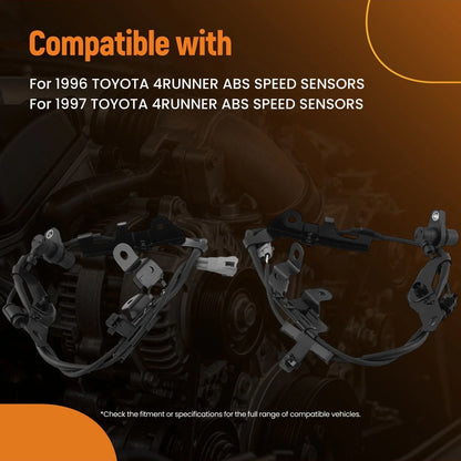 Set of 4 ABS Wheel Speed Sensors for 4Runner 1996-2002 Toyota