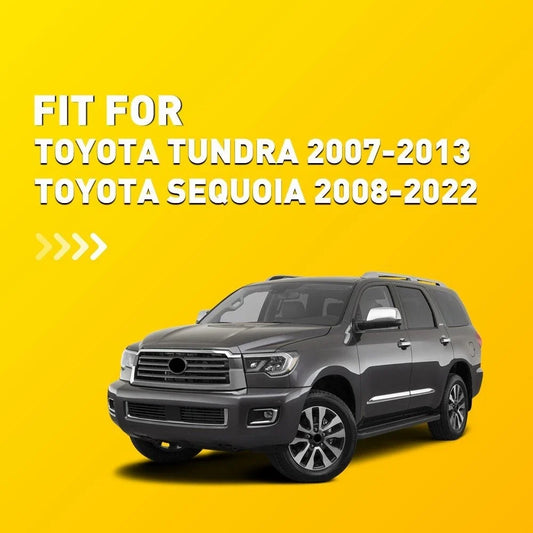 Center Console Leather Cover for Toyota Tundra (2007–2013), Sequoia (2008–2022)