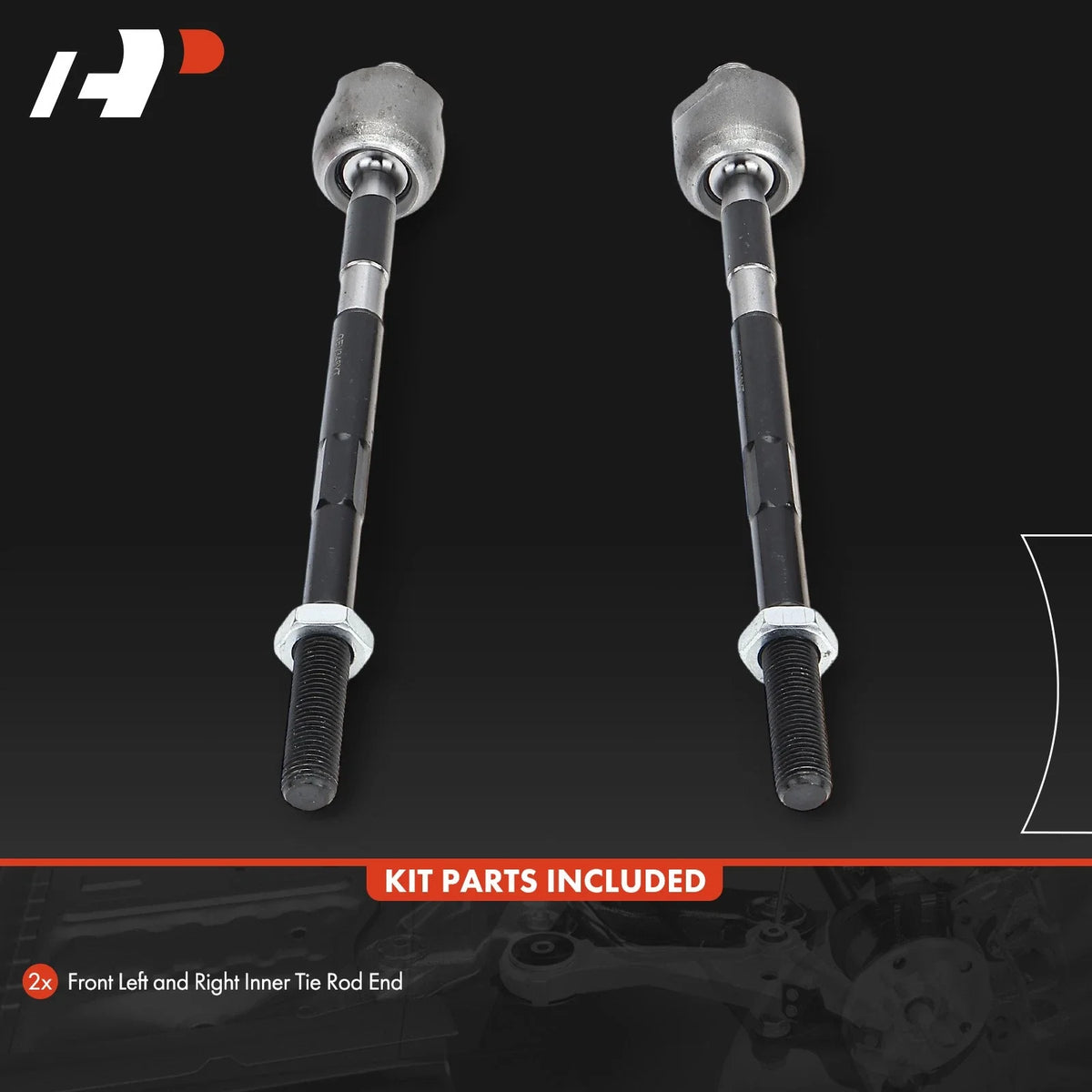 Front Inner Side Tie Rod End Pair for Nissan Altima 1993-1996