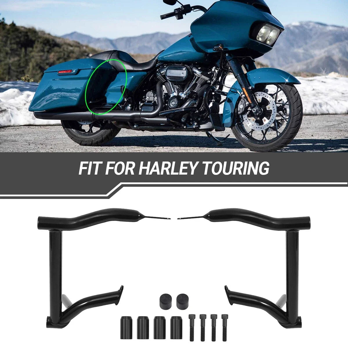 Saddlebag Guards for Harley Touring Electra Street Glide (2009–2025)