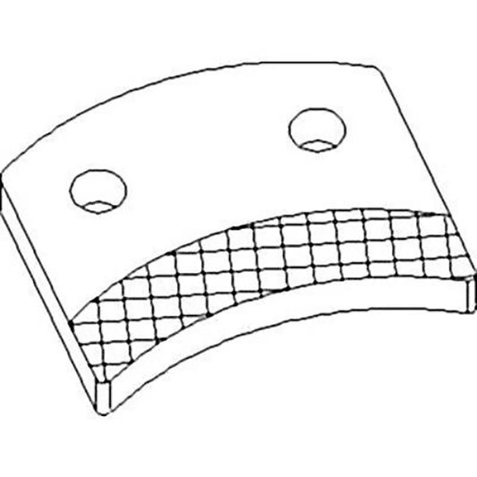PTO Brake Pad for Ford New Holland Tractor TW25 TW30 TW35 TW5 (Fits D8NNC736BB)