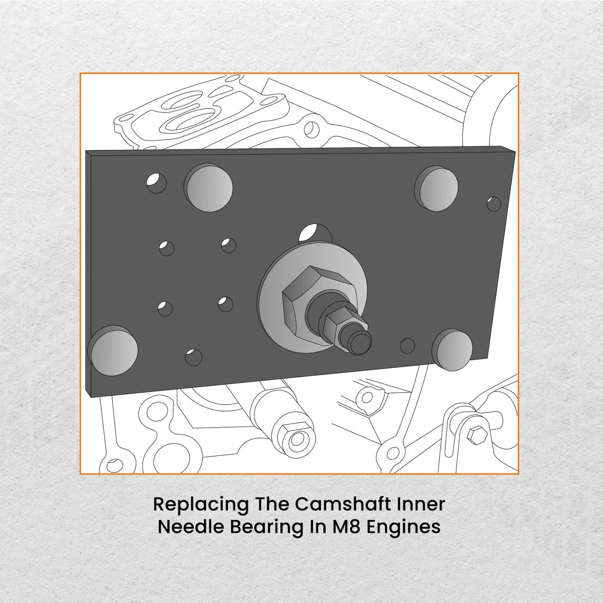 Cam Bearing Installer & Remover Set for M8 Harley Davidson (2017-2023)