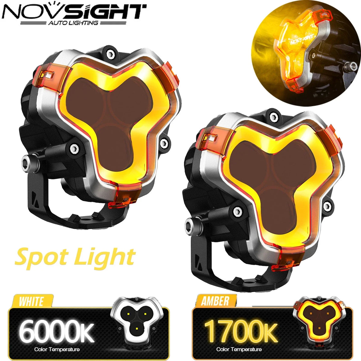 OffRoad 3" LED Work Light Pod for Truck Jeep