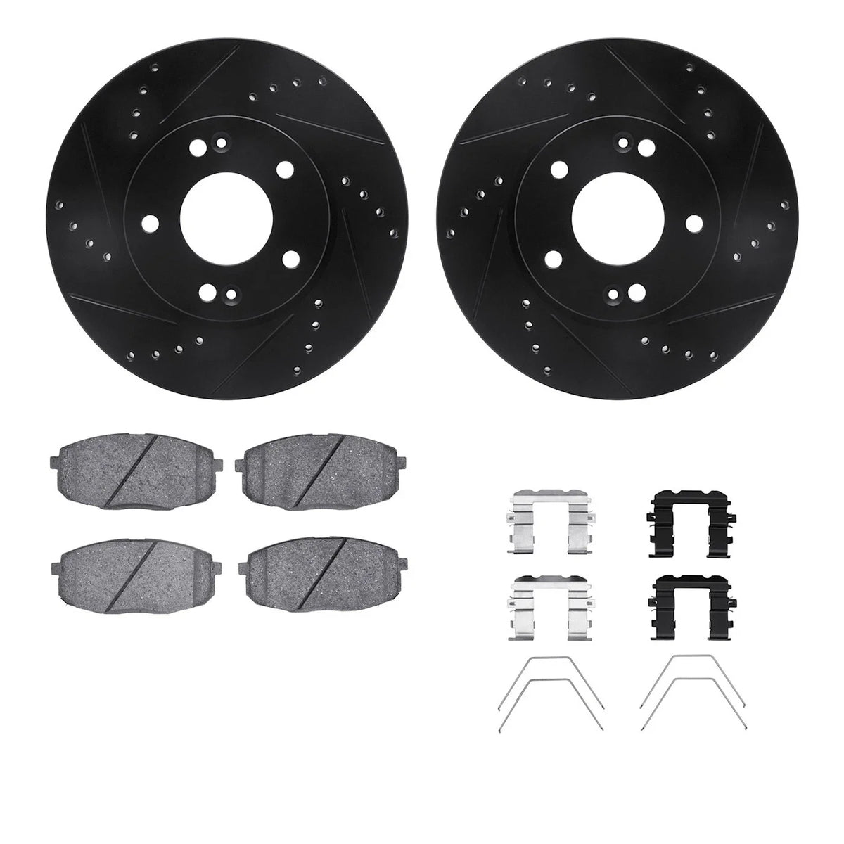 2X Brake Disc and Pad Kit for Kia Seltos
