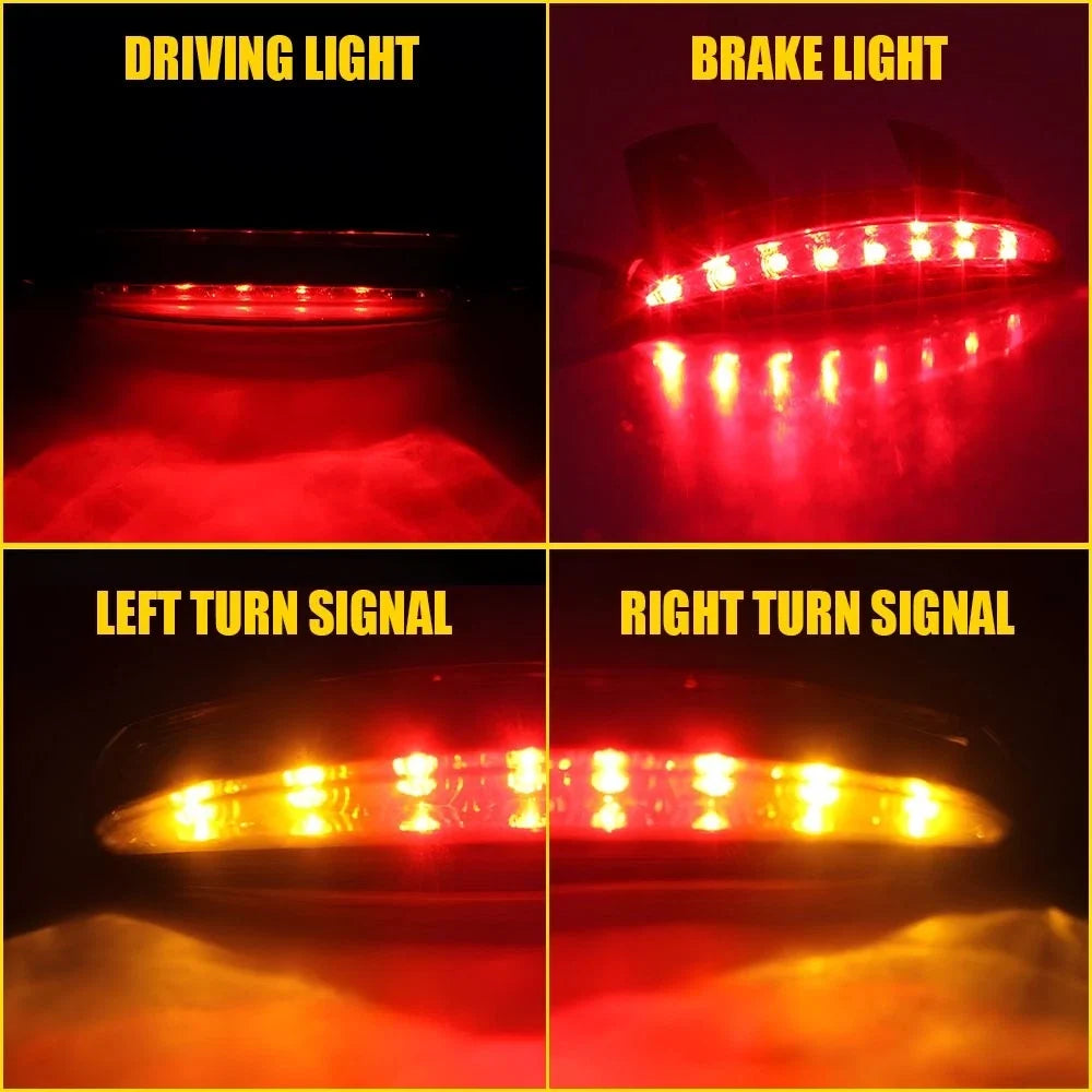 Rear LED Brake Light with Turn Signal for Harley (Smoked)