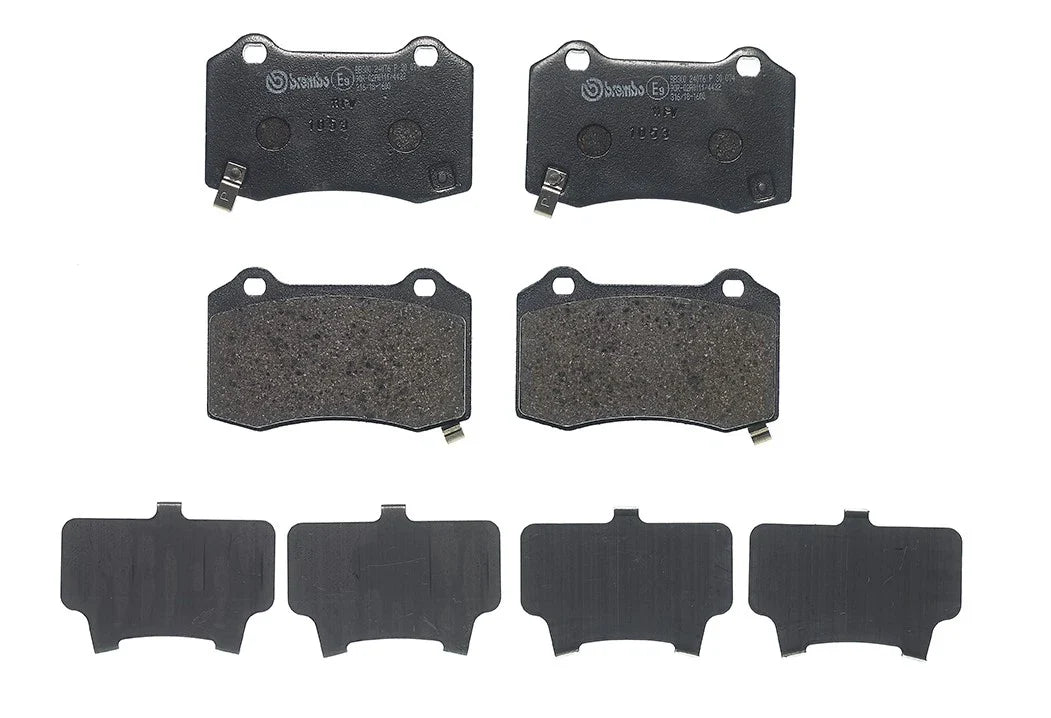Brembo Rear Low Met Brake Pads Set for Genesis Coupe (2010–2016) Jeep Grand Cherokee (2011–2021) Tesla S (2012–2020)