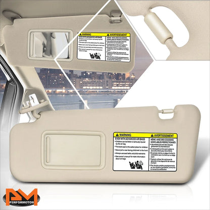 OE Style Beige Left Driver Side Sun Visor for Highlander 2008–2013