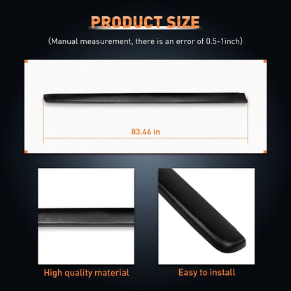 Smooth Bed Rail Caps (2pcs) for 1999-2006 GMC Sierra / Chevy Silverado