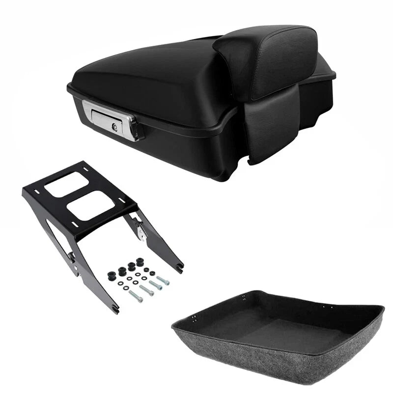 Backrest Mount Rack, Matte Chopped for Harley Sport Glide 2018-2025