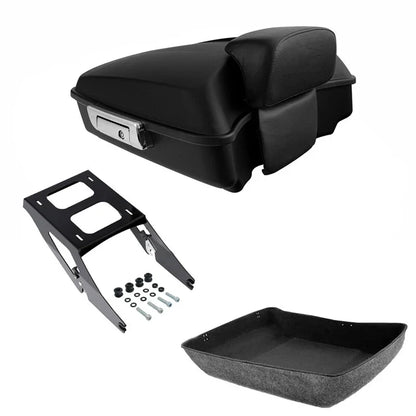 Backrest Mount Rack, Matte Chopped for Harley Sport Glide 2018-2025