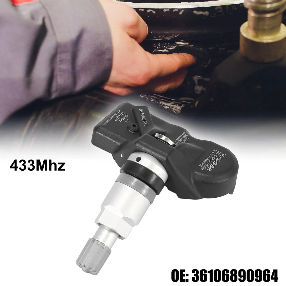 TPMS Sensor 433MHz for BMW 328i, 335i, X1, X3, X4 (2012–2019)