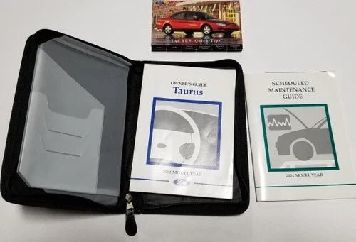 Owners Manual Kit for Ford Taurus (2001) OEM with Case