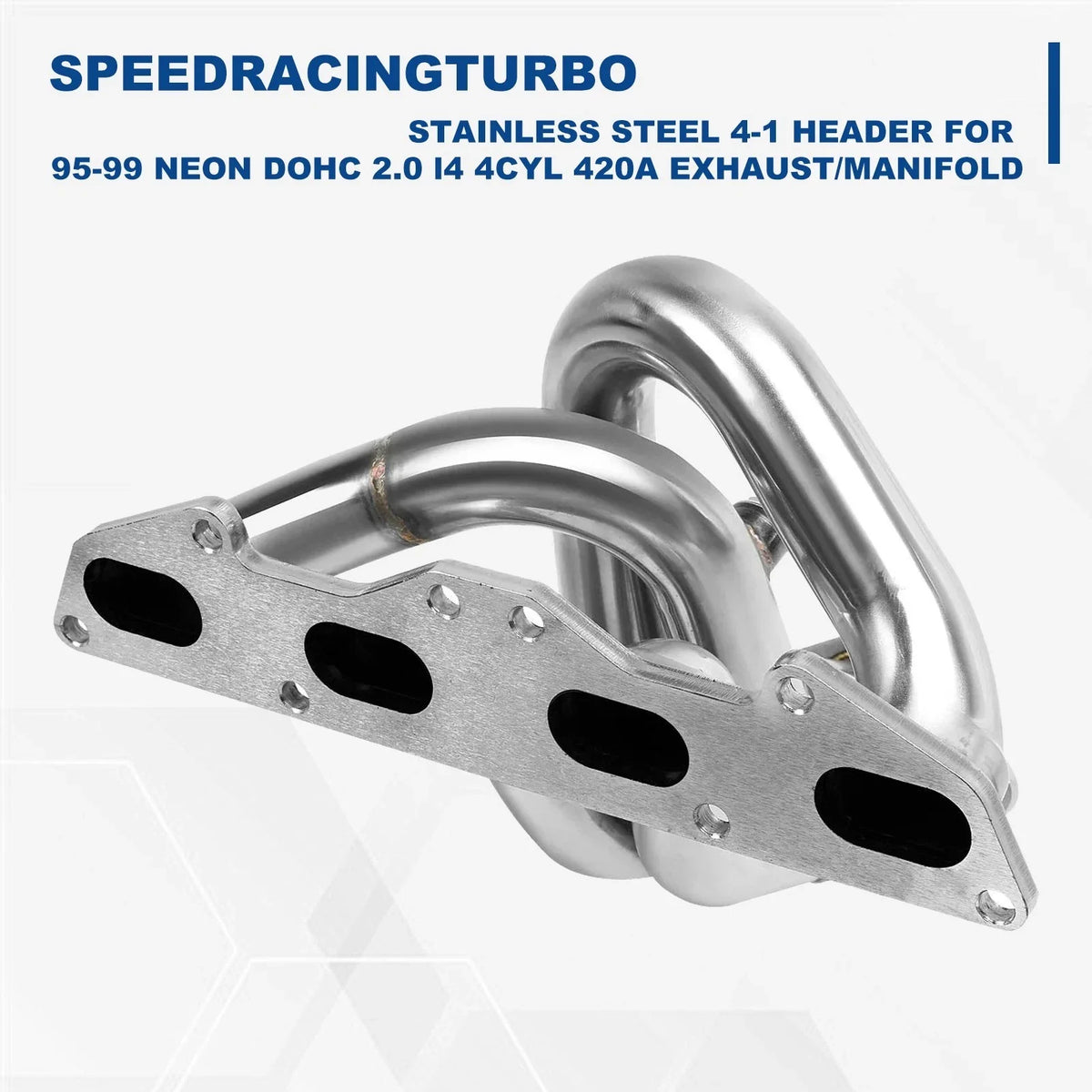 4-1 Header Exhaust Manifold in Stainless Steel for Dodge Neon 1995-1999