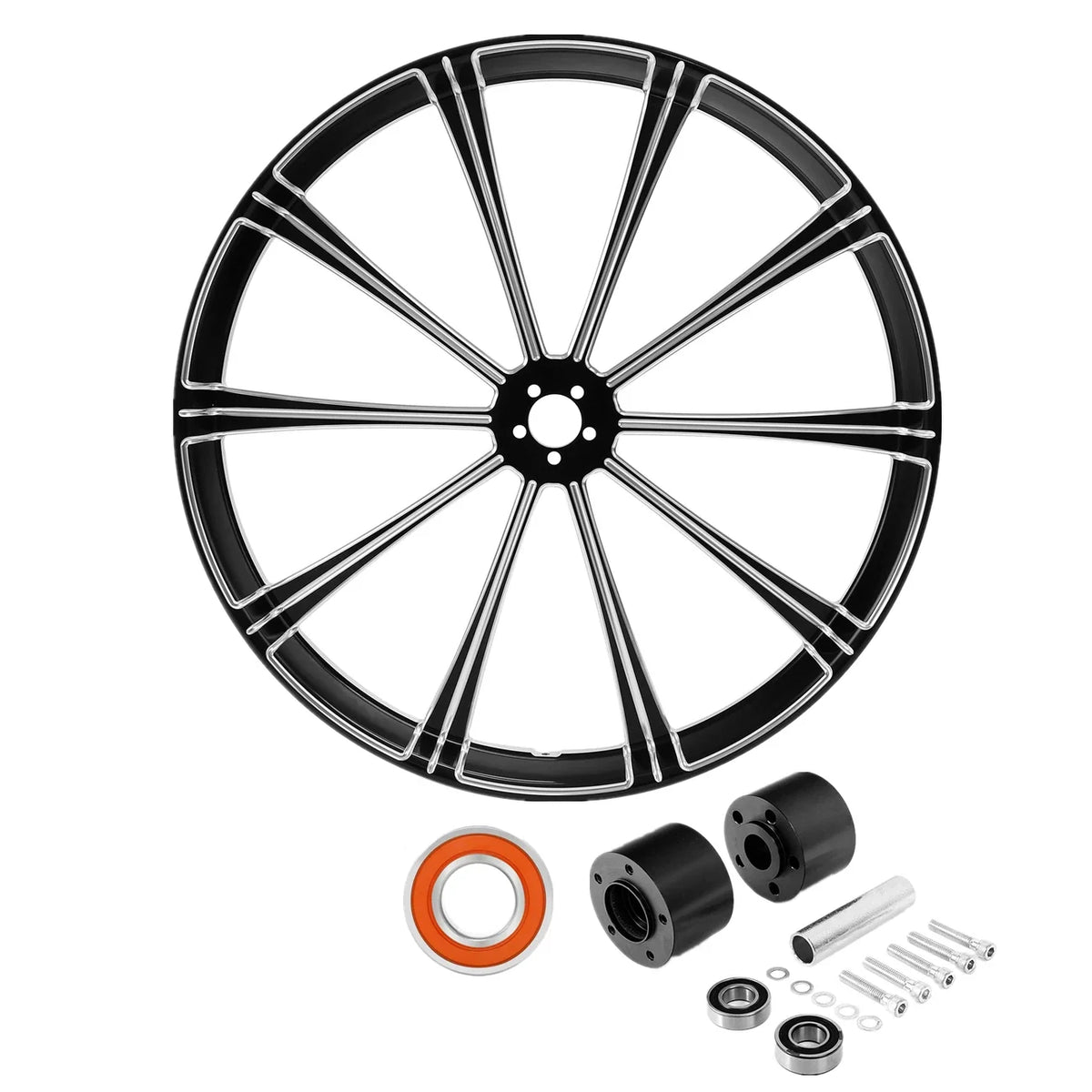 26" Front Wheel Rim Dual Disc Hub for Harley Electra Glide (2008–2025)