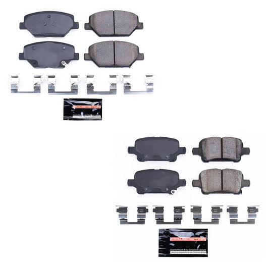 PowerStop Z23 Carbon-Fiber Ceramic Brake Pads Kit for LaCrosse