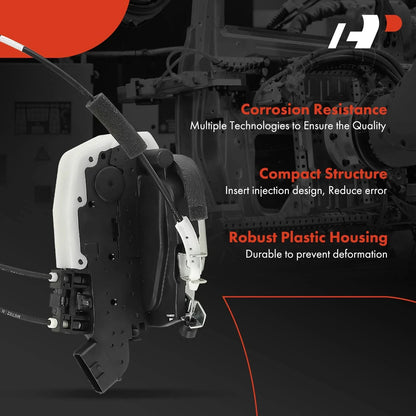 Rear Left Door Lock Actuator Compatible with Nissan Maxima 2009-2014