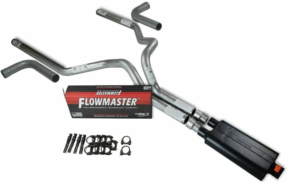 3" Dual Exhaust Kit for Ford F150 (2021–2025) Flowmaster 50 Side Exit