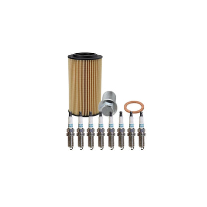 Wix Engine Oil Filter & Denso 8 Iridium LL Spark Plugs for Mercedes C215 CL55 AMG (2000–2006)