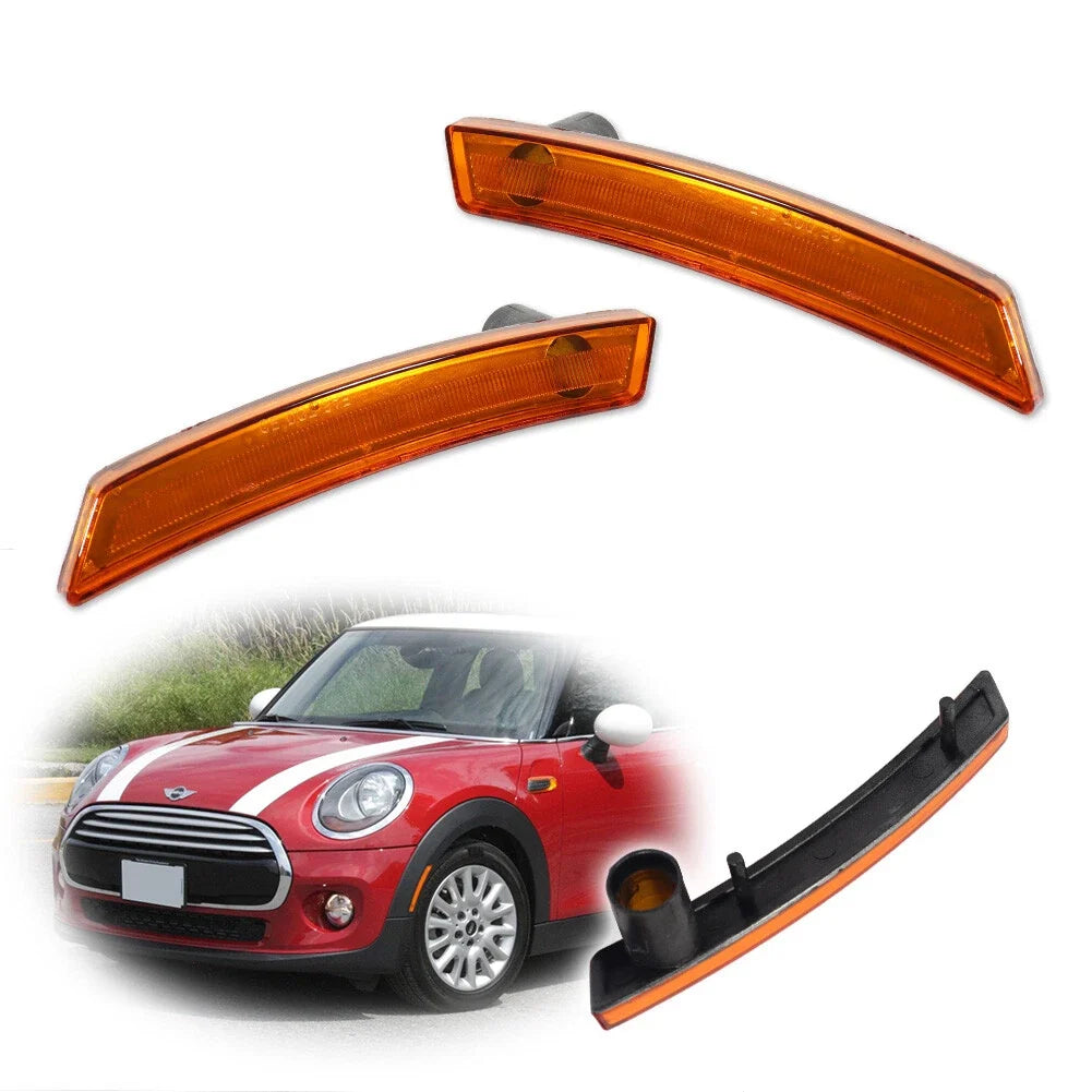 Amber Front Fender Side Marker Lights for MINI Cooper (2007–2016)