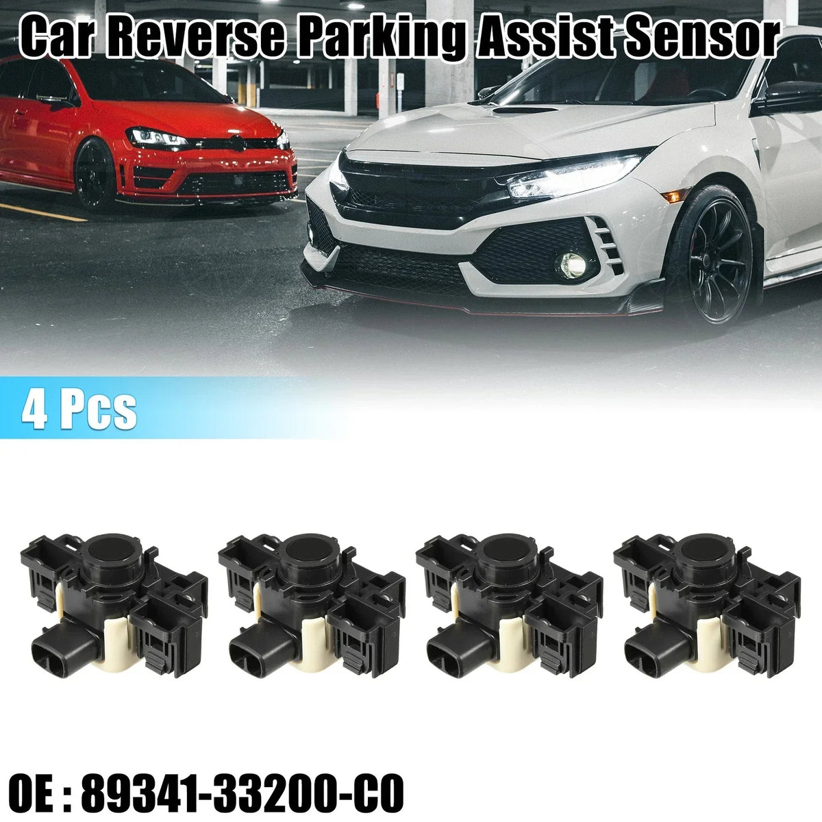 Set of 4 Reverse Assist Parking Sensors for Lexus ES300h 2013-2015