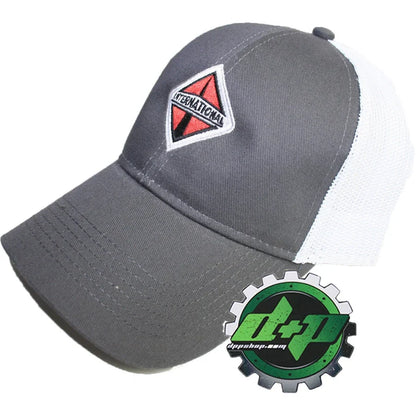 Mesh Back Hat in Charcoal & White for Diesel Trucks (International)