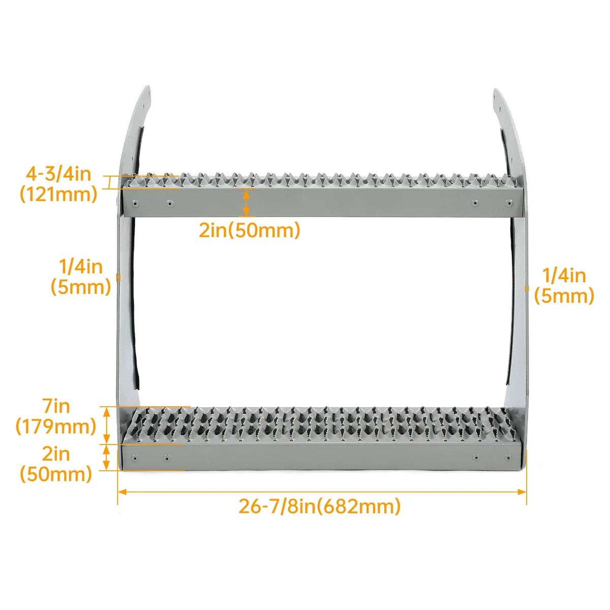 26" Fuel Tank Step Support Bracket Kit for Peterbilt 379 (1994–2007)