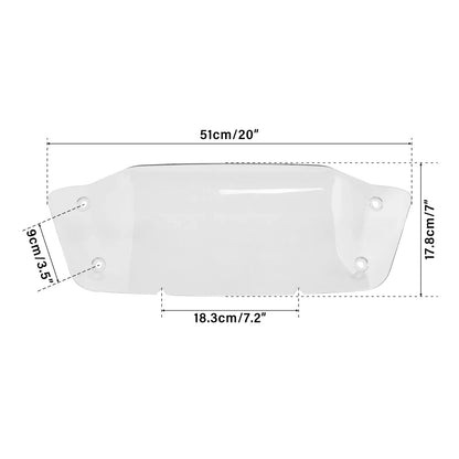 Clear 7" Windshield for Harley FLHXSE CVO Street Glide 2023-2025