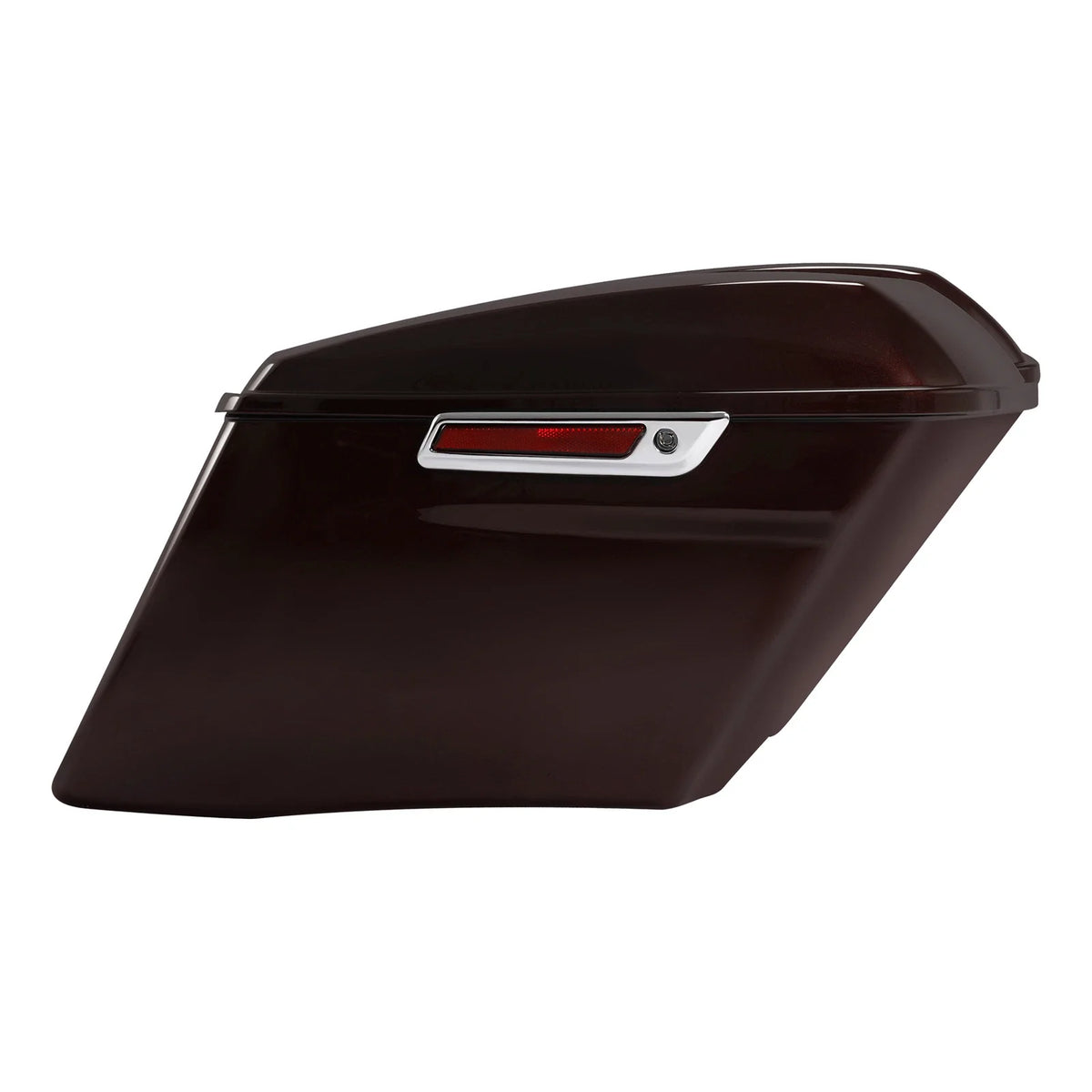 4" Stretched Saddlebags in Midnight Crimson for Harley Road Glide 2014–2024
