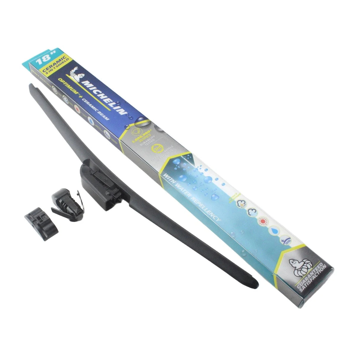 Set of 2 Michelin Optimum+ 18" Ceramic Beam Wiper Blades for GMC G2500 (1993–1995)