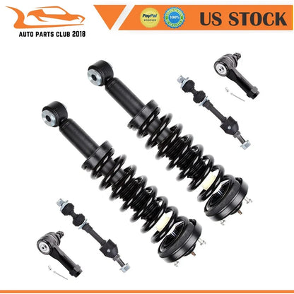 Front Strut & Sway Bar Tie Rod Kit for Ford F-150 2WD (2005-2008)