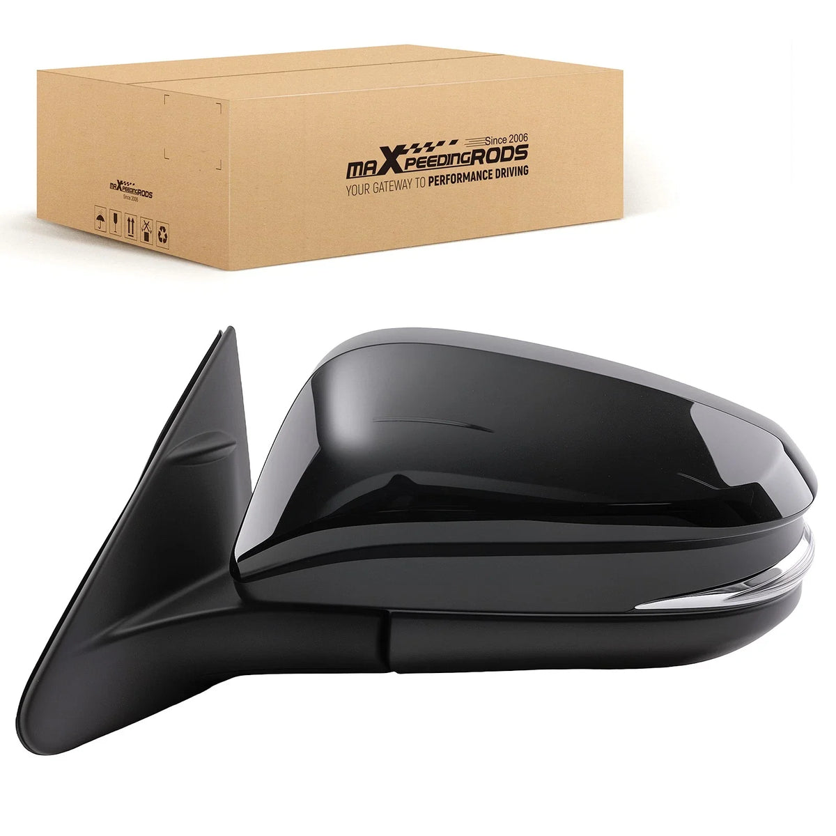 Heated Blind Spot Driver Side Mirror for Toyota Highlander (2017–2019)