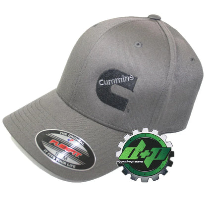 Cummins Fitted Flex Fit Cap S/M - Dark Gray