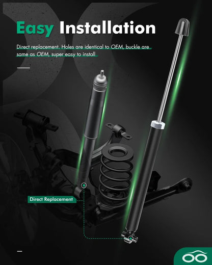 Rear Shocks & Struts Pair for 2012-2020 Chevrolet Sonic