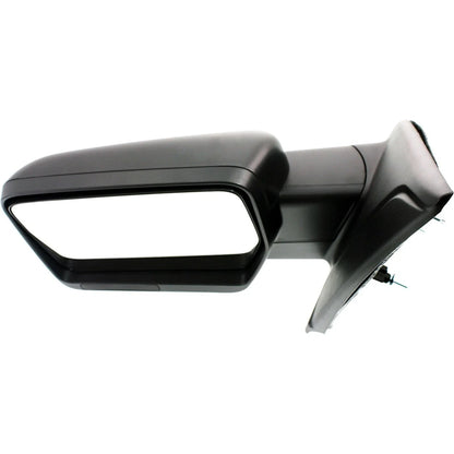 Power Mirror for Ford F-150 (2009–2010) Front Left Manual Folding Black