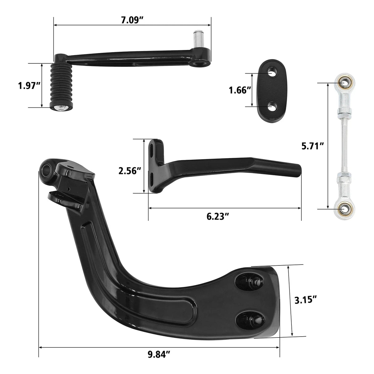Shift Side Kit for Harley FXDRS Mid Controls 2018-2023