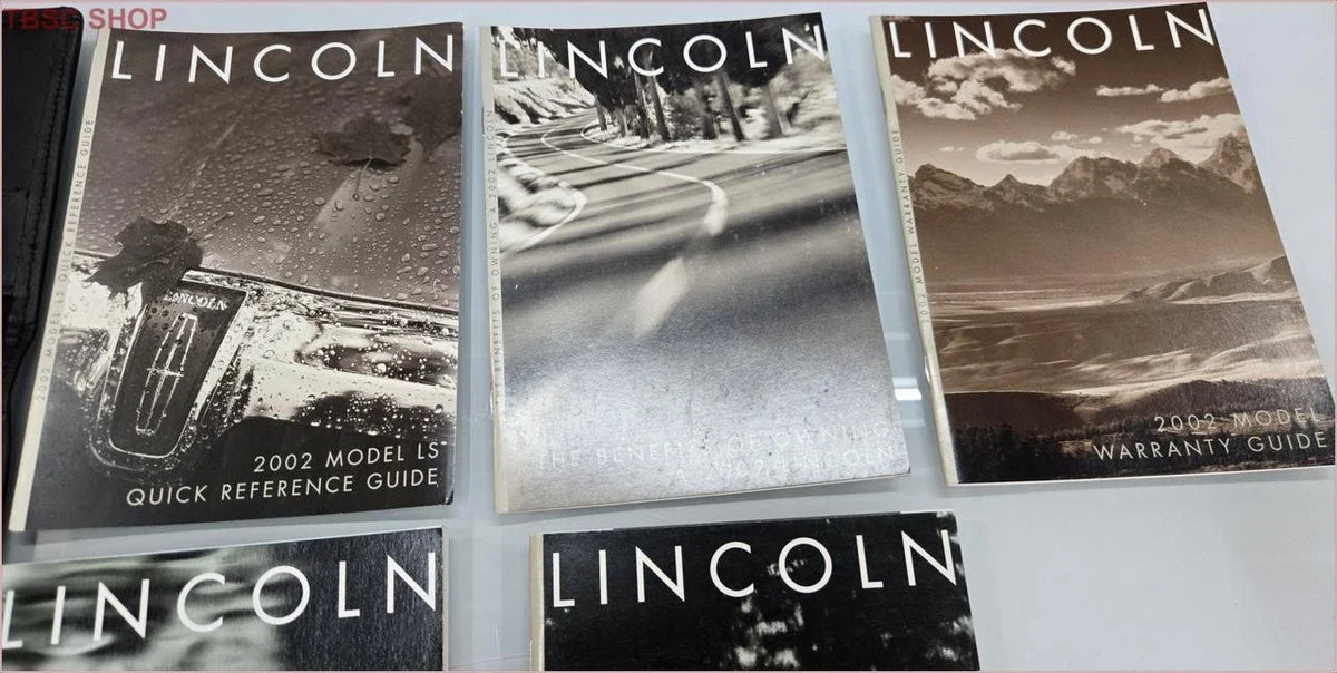 Owners Manual Handbook Kit for Lincoln LS (2002)