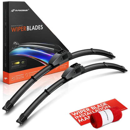 2X 24" Windshield Wiper Blades for Chevy Camaro Ford GT