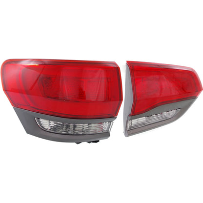 Tail Lights for Jeep Grand Cherokee (2014–2021) LH Inner Outer Assy Halogen