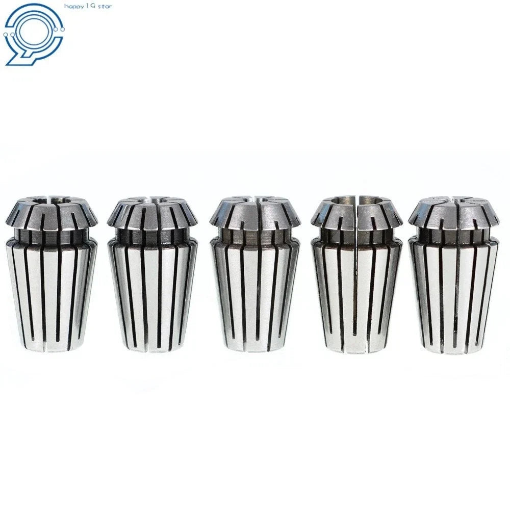 ER16 1/8 - 3/8" Spring Collet Set 9Pcs for CNC Lathe Tool