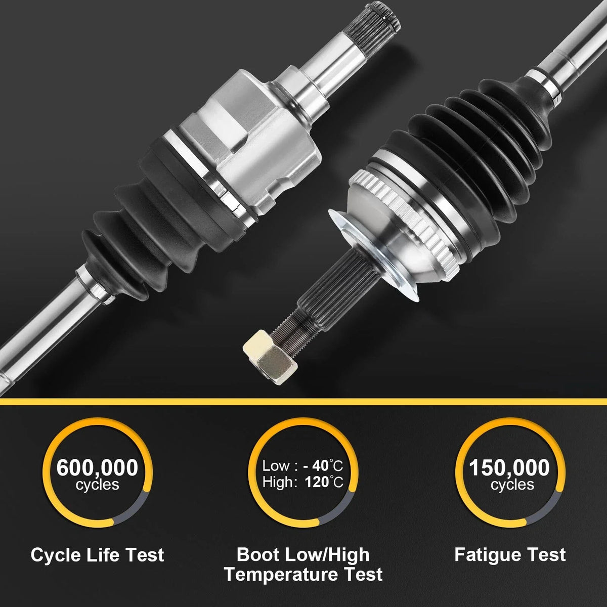 Left Front CV Axle Assembly compatible with Nissan Versa 2007-2012