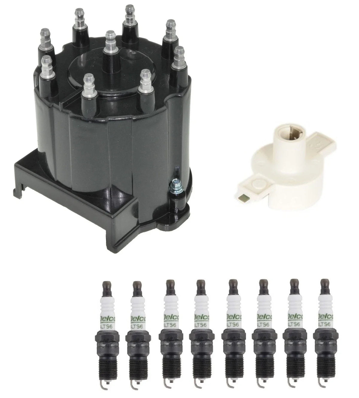 Distributor Rotor Cap & Spark Plugs .060" Kit for GMC P3500 (1996)