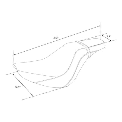Rider Seat for Standard Softail Street Bob Harley (2018–2026)