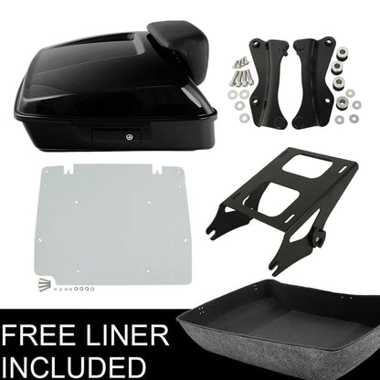 Chopped Design Trunk Mount Plate for Harley Street Glide 2014–Present