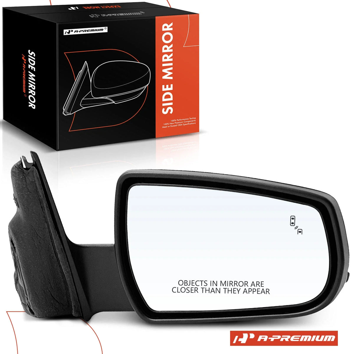 Passenger Power Mirror for Chevy Malibu (2014–2015)