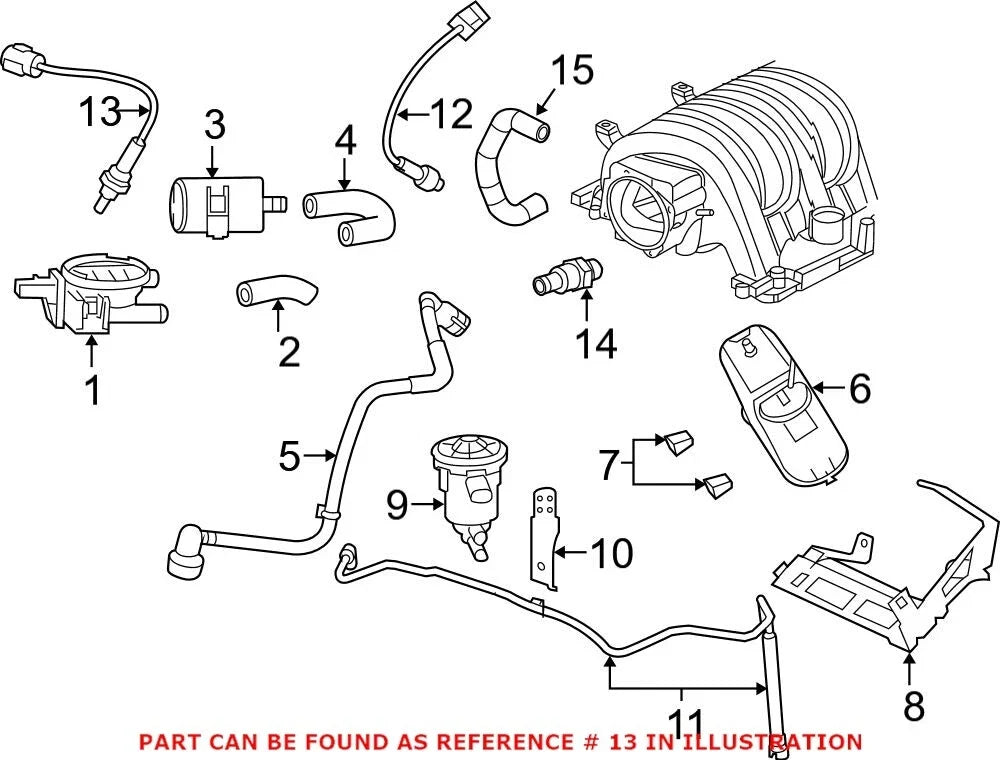 Oxygen Sensor for Ram 1500, Dodge Dakota, Chrysler Sebring 2001-2010